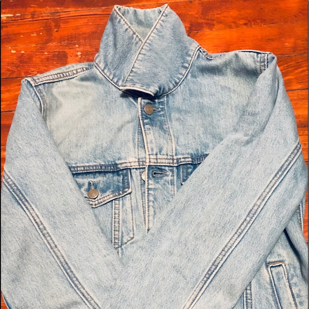 Abercrombie Vintage Jean/Denim Jacket - Light Blue
